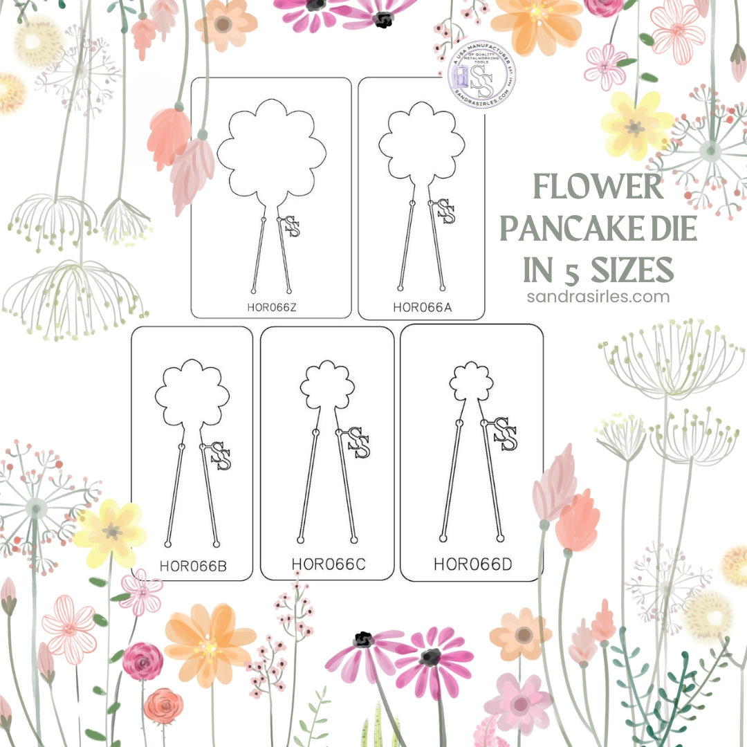 PANCAKE DIE HOR066 FLOWER 24